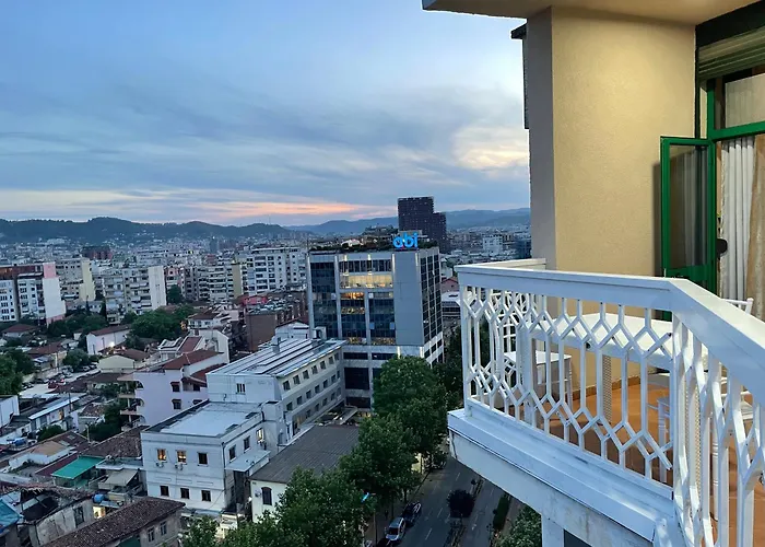Sun Tower Luxury Suite-View From Of Tirana Center