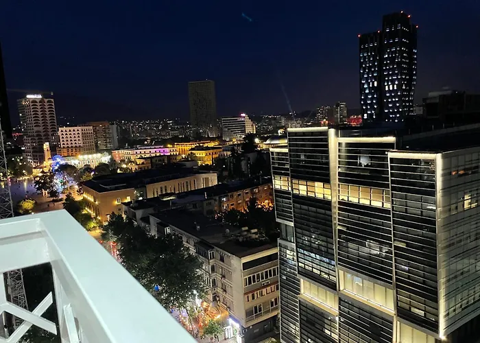 Sun Tower Luxury Suite-View From Of Tirana Center